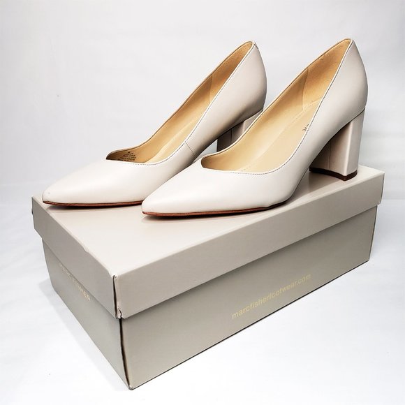 marc fisher caitlin pump white